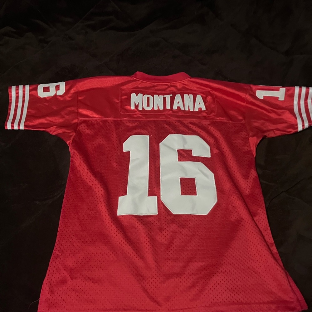 Joe Montana Mitchell & Ness throwback jersey - Picture 2 of 2